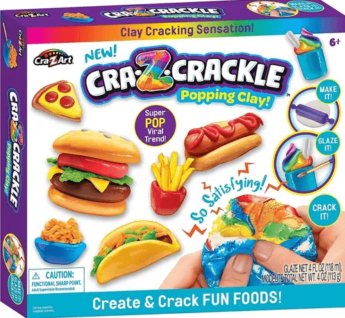 Cra - Z - Crackle Clay Create & Crack Fun Foods CA - 25092 - Colorland Toys