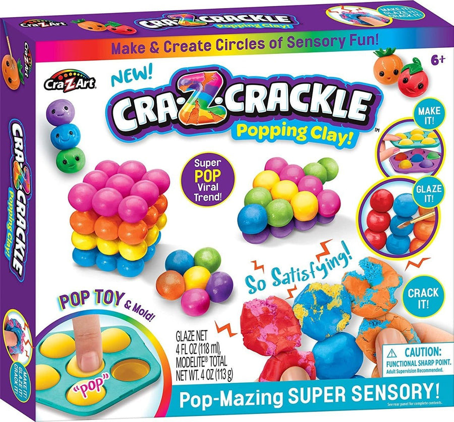 لعبة Cra-Z-Crackle Clay Pop-Mazing Super Sensory CA-25086