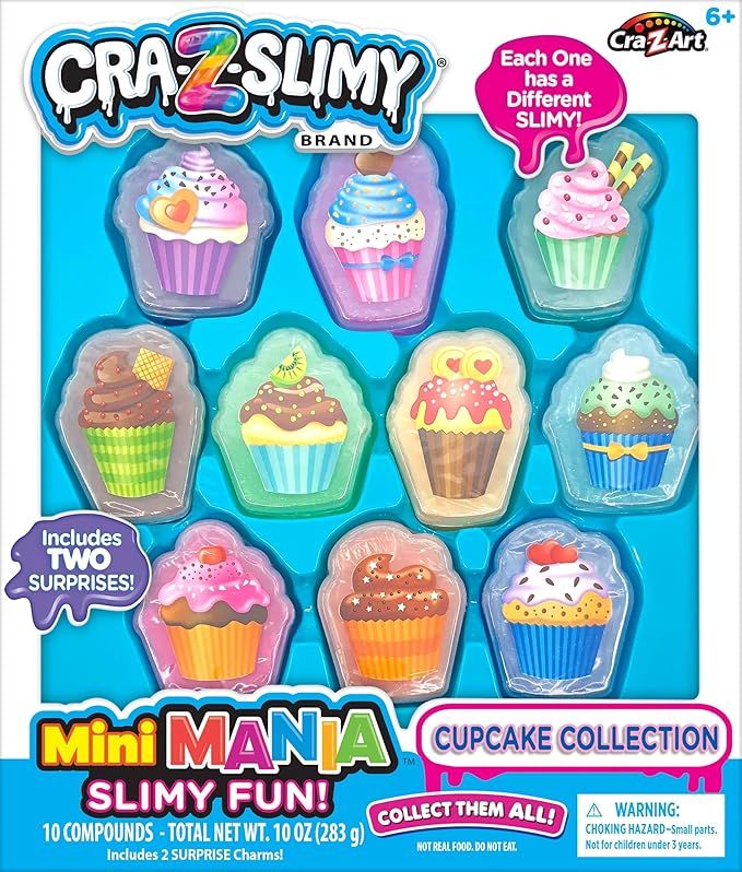 Cra - Z - Slimy Mini Mania Slimy Fun Cupcakes - Colorland Toys