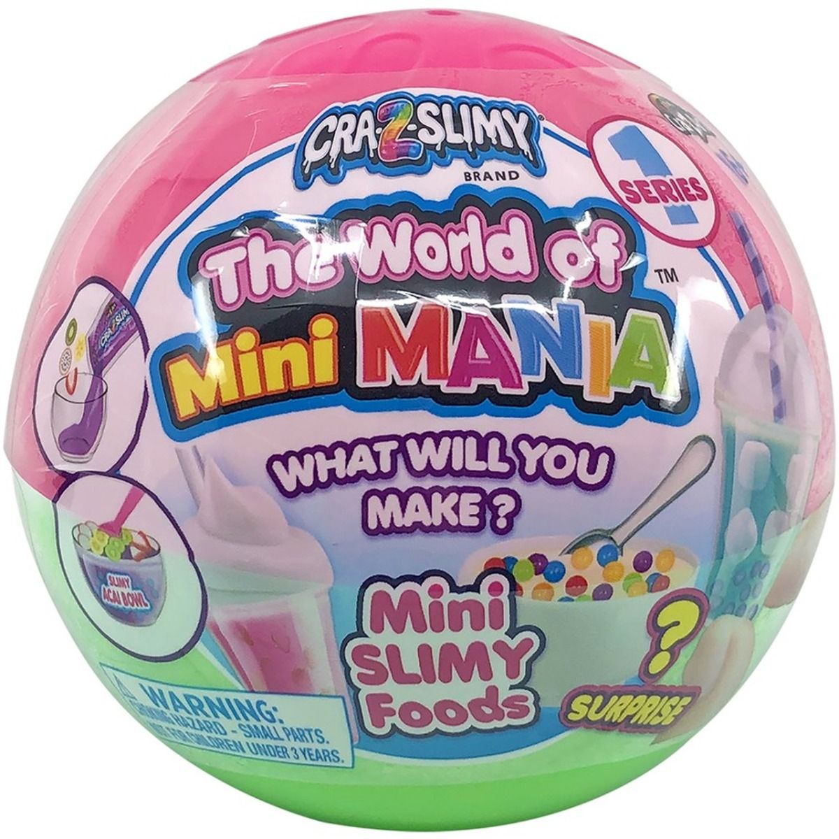 Cra - Z - Slimy World of Mini Mania Balls CA - 60160 - Colorland Toys