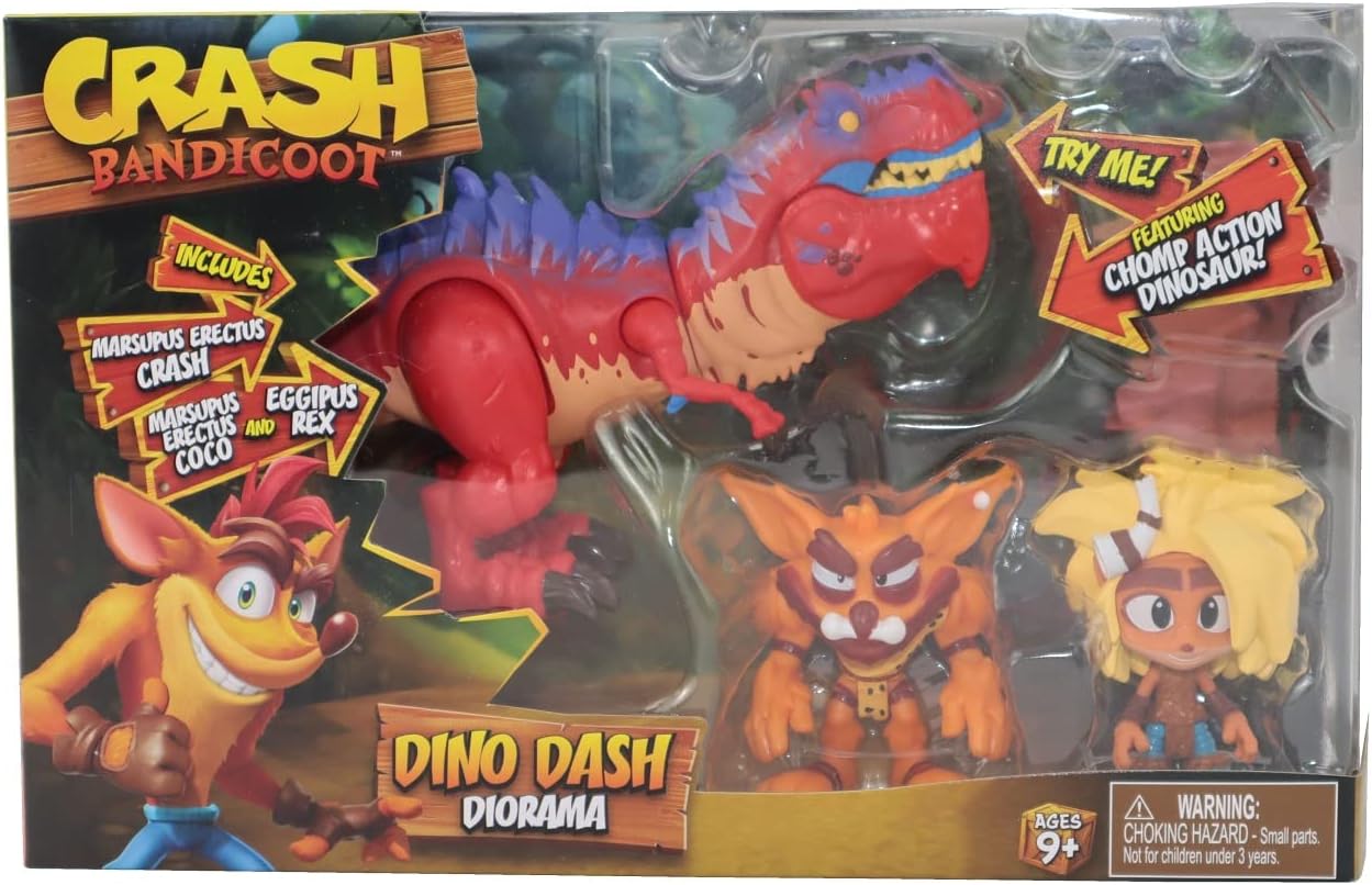 Crash Bandicoot Dino Dash Diorama 21524 - Colorland Toys