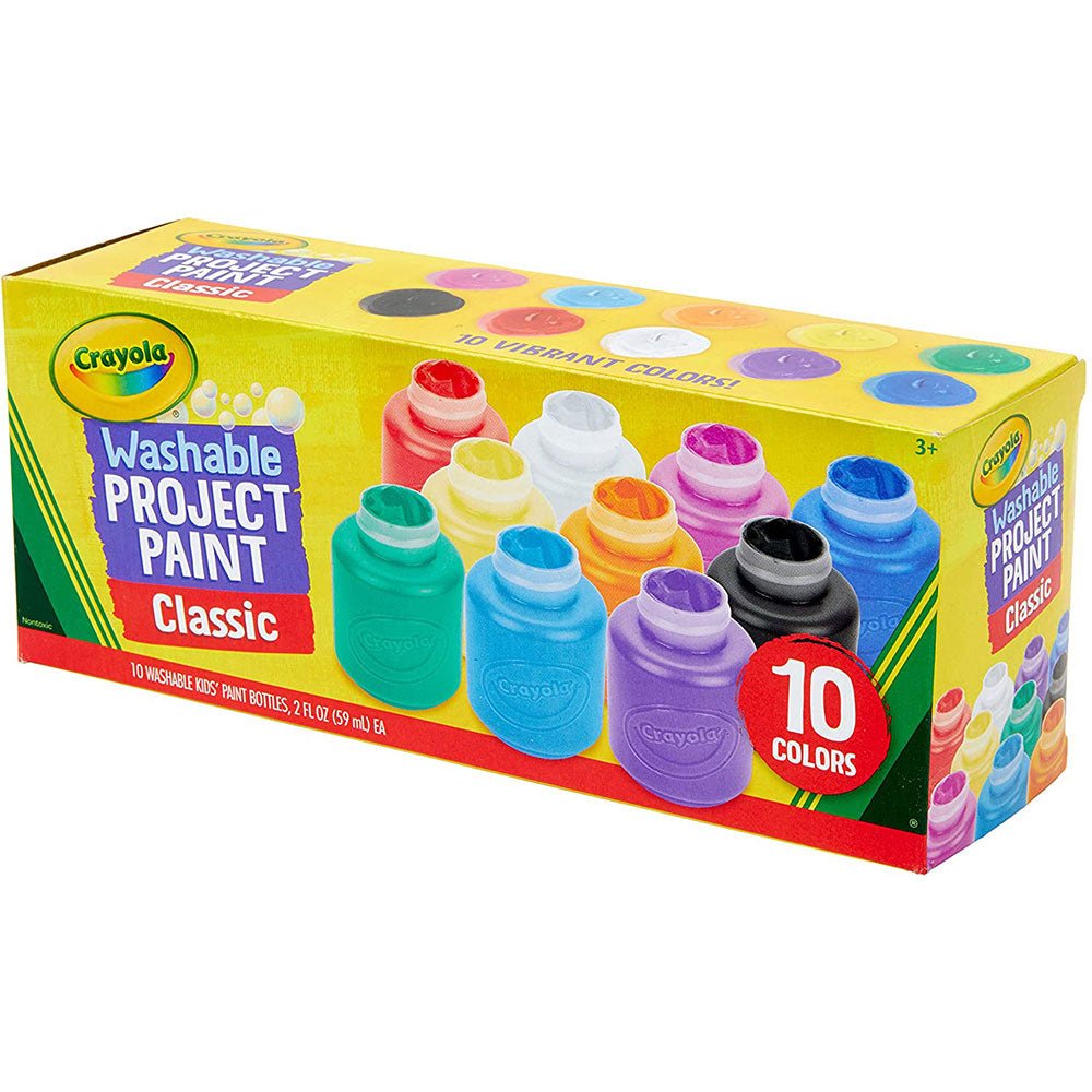 Crayola 10ct Washable Paint Set Classic Colors 54 - 1205 - Colorland Toys