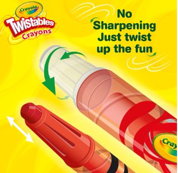Crayola 24 - ct. Twistables Fun Effects! Crayons 52 - 9824 - Colorland Toys