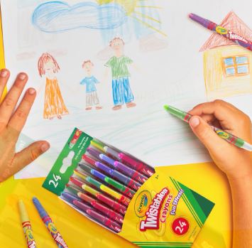 Crayola 24 - ct. Twistables Fun Effects! Crayons 52 - 9824 - Colorland Toys