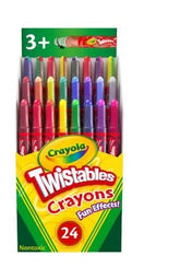 Crayola 24 - ct. Twistables Fun Effects! Crayons 52 - 9824 - Colorland Toys