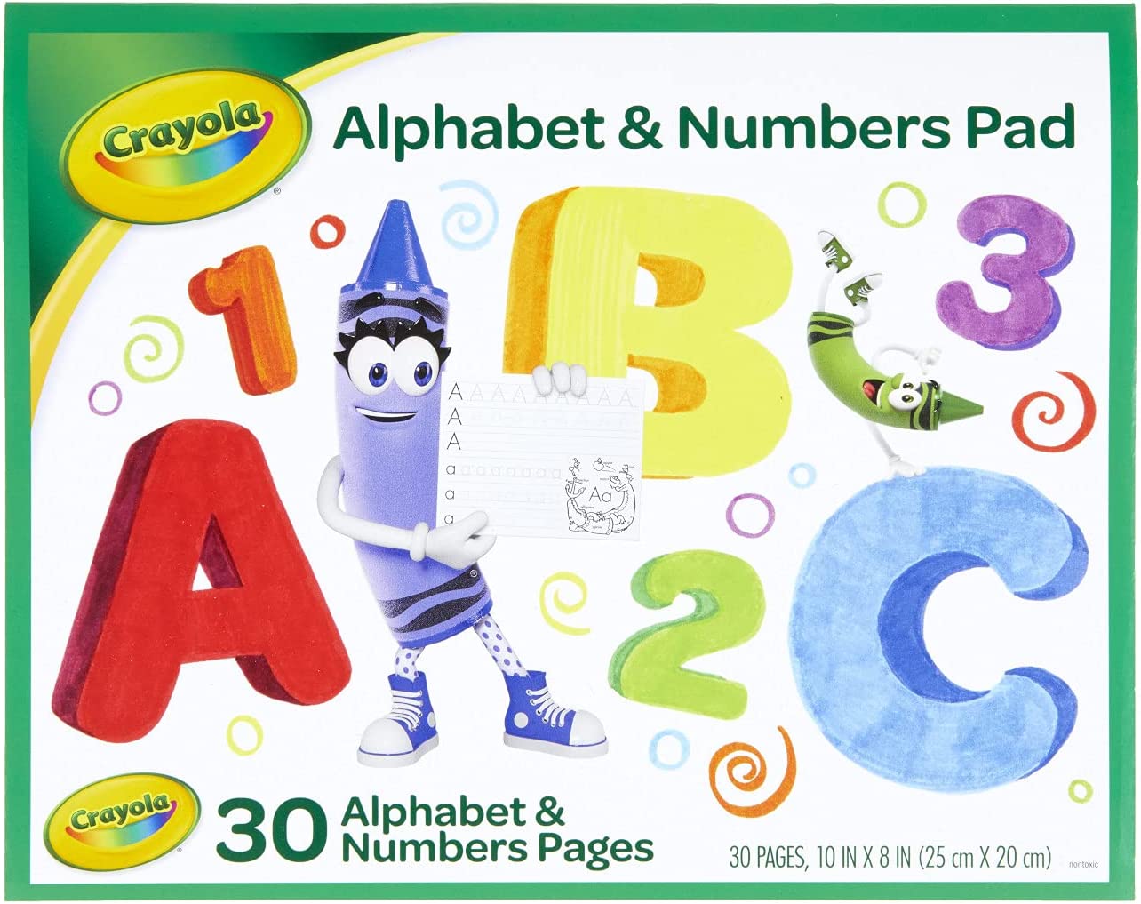 Crayola Alphabet & Numbers Pad 30sheets CY99 - 3406 - Colorland Toys