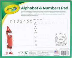 Crayola Alphabet & Numbers Pad 30sheets CY99 - 3406 - Colorland Toys