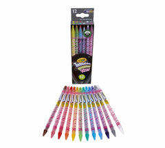 Crayola Bold & Bright Twistable Colored Pencils 12 count - Colorland Toys