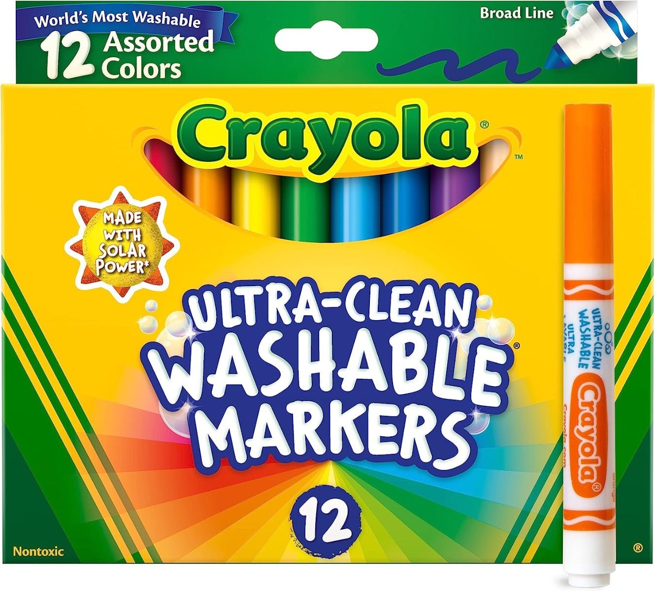 Crayola Broad Line Washable Markers 58 - 7812 - Colorland Toys