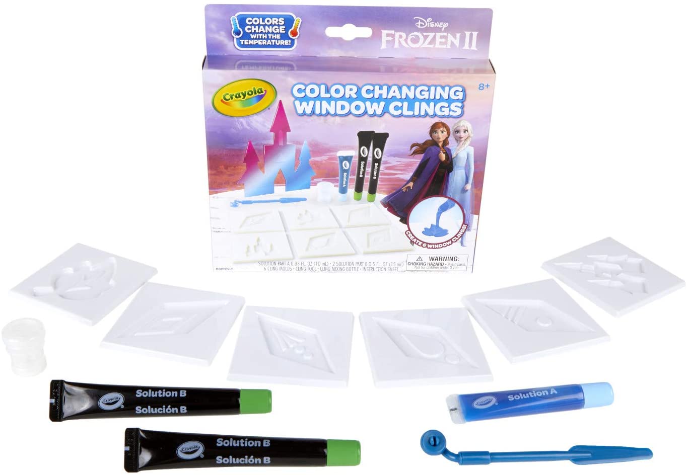 Crayola Color Changing Window Clings Frozen 2 23 - 2102 - Colorland Toys