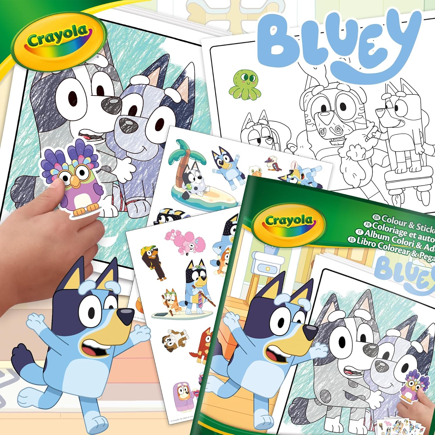 Crayola Color & Sticker - Bluey - Colorland Toys