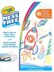 Crayola Color Wonder 50 Blank Coloring Pages - Colorland Toys