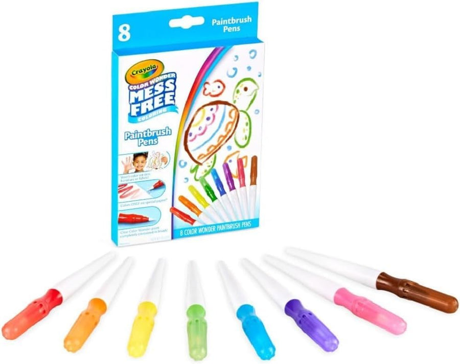 Crayola Color Wonder 8ct Paintbrush Pens CY75-2858