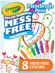 Crayola Color Wonder 8ct Paintbrush Pens CY75-2858 - Colorland Toys