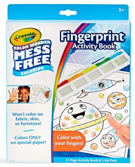 Crayola Color Wonder Fingerprint Activity Book - Colorland Toys
