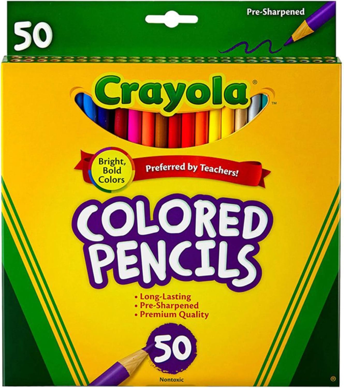 Crayola Colored Pencils 50ct CY68 - 4050 - Colorland Toys