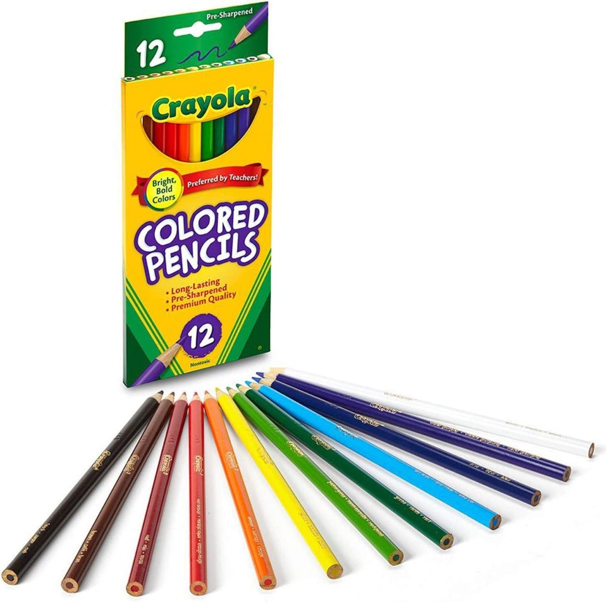 Crayola Colored Pencils Long 12ct 68 - 4012 - Colorland Toys