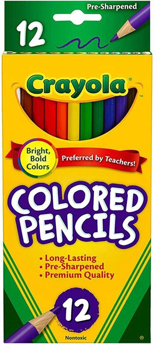 Crayola Colored Pencils Long 12ct 68-4012