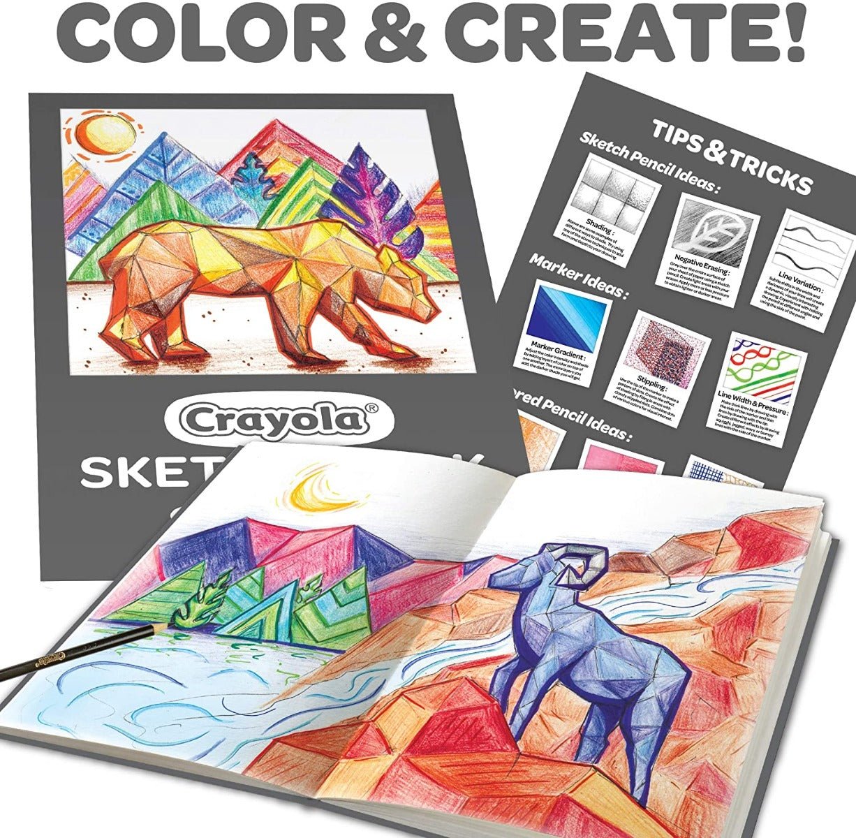 Crayola Coloring and Sketching Set 04 - 1050 - Colorland Toys