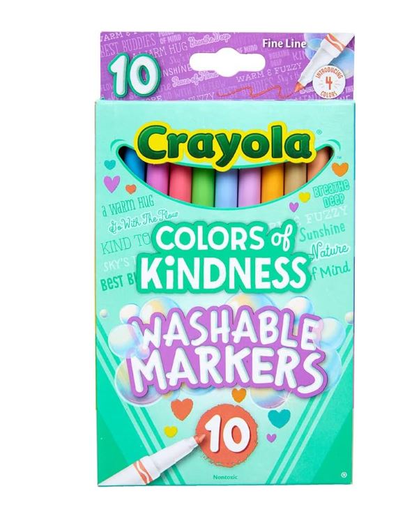 Crayola Colors Of Kindness Washable Marker 10ct - Colorland Toys
