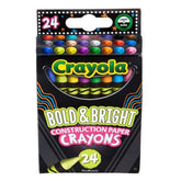 Crayola Colors Of The World 24ct Crayola Construction CY52 - 3463Paper Crayons - Colorland Toys