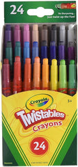 Crayola Colors Of The World 24ct Mini Twistable Crayons CY52 - 9724 - Colorland Toys
