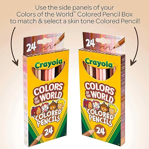 Crayola Colors Of The World 24ct Pencils CY68 - 4607 - Colorland Toys