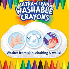 Crayola Colors Of The World 64ct Ultra - Clean Washable Crayons CY52 - 3287 - Colorland Toys