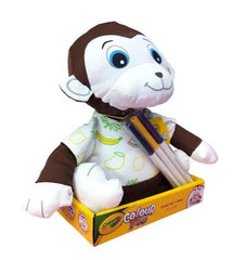 Crayola Colour Me Plush Monkey - Colorland Toys