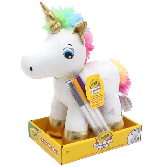 Crayola Colour Me Plush Unicorn