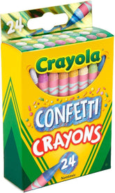 Crayola Confetti Crayons 24ct 52 - 3407 - Colorland Toys