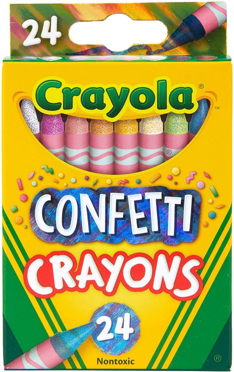 Crayola Confetti Crayons 24ct 52 - 3407 - Colorland Toys
