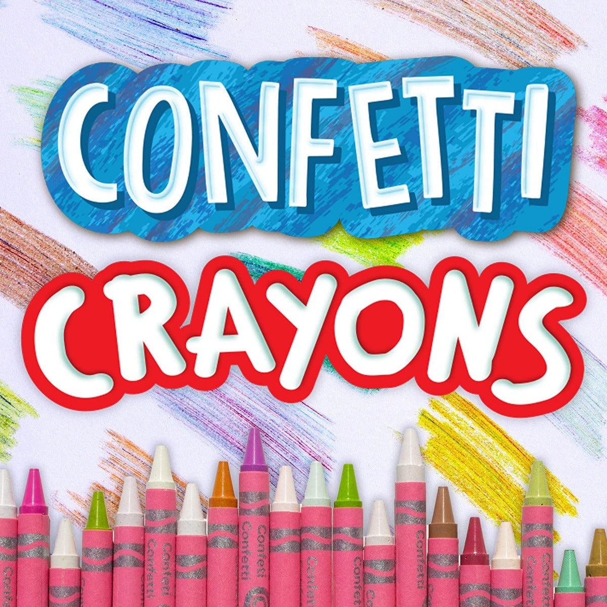 Crayola Confetti Crayons 24ct 52 - 3407 - Colorland Toys