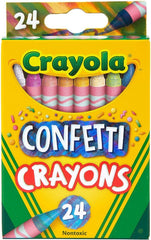 Crayola Confetti Crayons 24ct 52 - 3407 - Colorland Toys