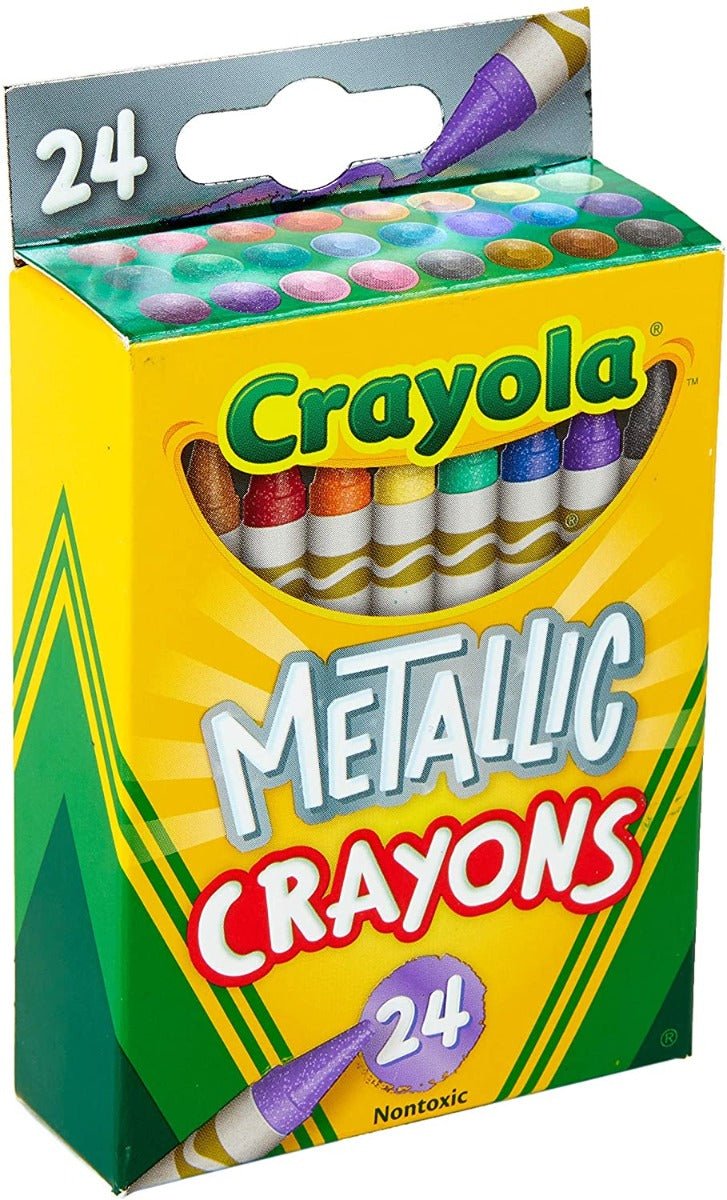 Crayola Crayons Metallic 24 Pkg 52 - 8815 - Colorland Toys