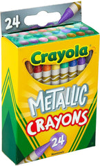 Crayola Crayons Metallic 24 Pkg 52 - 8815 - Colorland Toys