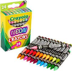 Crayola Crayons Neon 24/Pkg 52 - 3410 - Colorland Toys