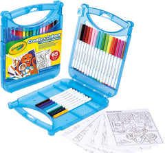 Crayola Create & Color With Washable Markers 65pcs 04 - 0377 - Colorland Toys