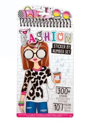 Crayola Creations Fashion Sticker By Number Set CY26285 - Colorland Toys