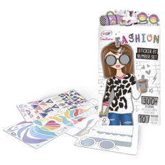 Crayola Creations Fashion Sticker By Number Set CY26285 - Colorland Toys