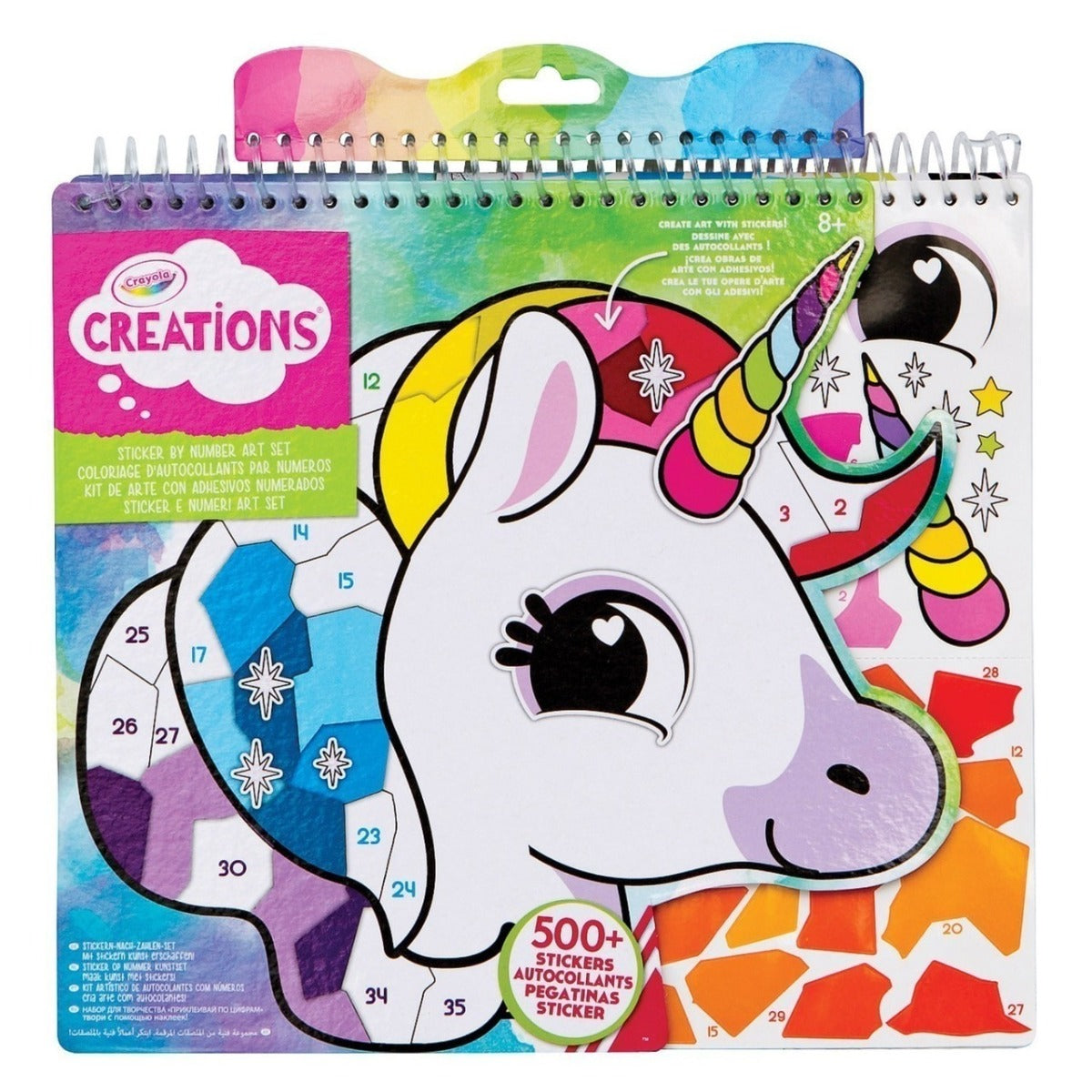 Creations Sticker by Number Art Set - Colorland Toys