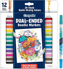 Crayola Dual Ended Doodle Marker 12ct CY58 - 8314 - Colorland Toys