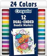 Crayola Dual Ended Doodle Marker 12ct CY58 - 8314 - Colorland Toys