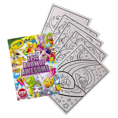 Crayola Epic Book of Awesome Colouring Book 288 pages 04 - 0585 - Colorland Toys