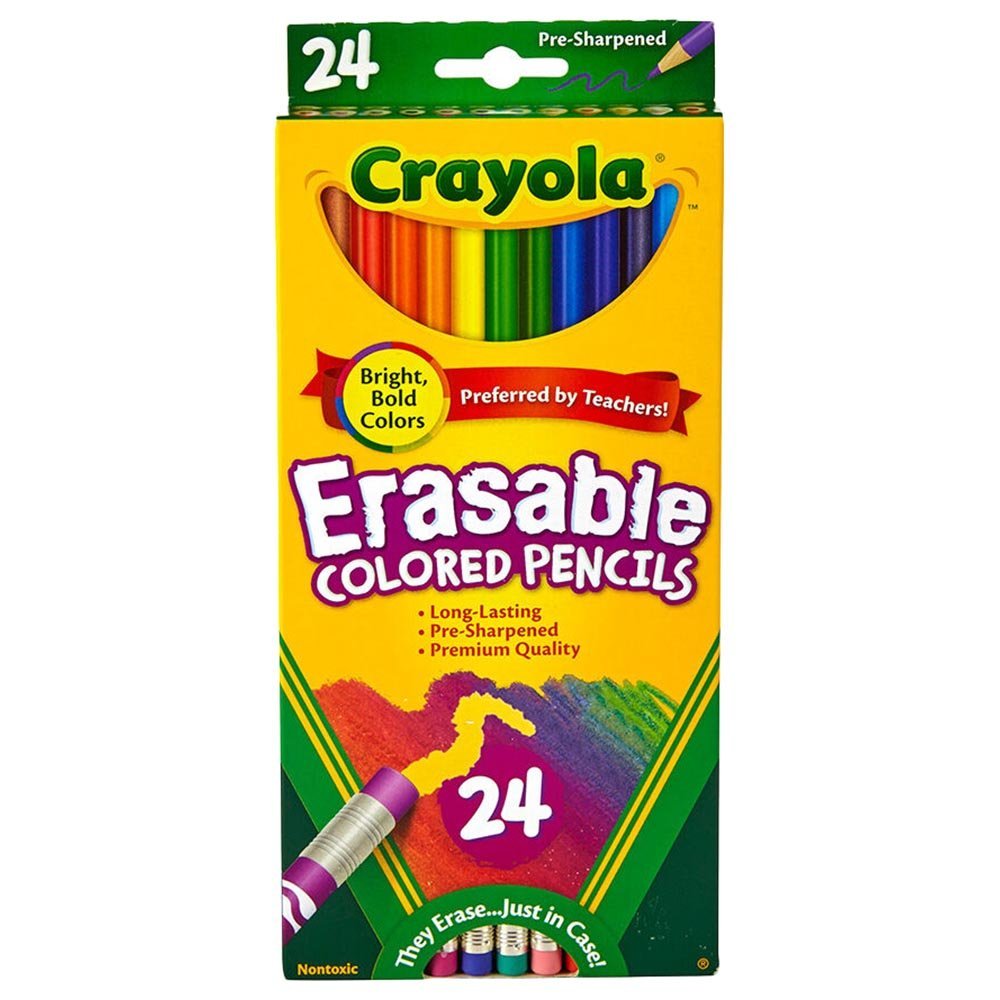 Crayola Erasable Colored Pencils CY68 - 2424 - Colorland Toys