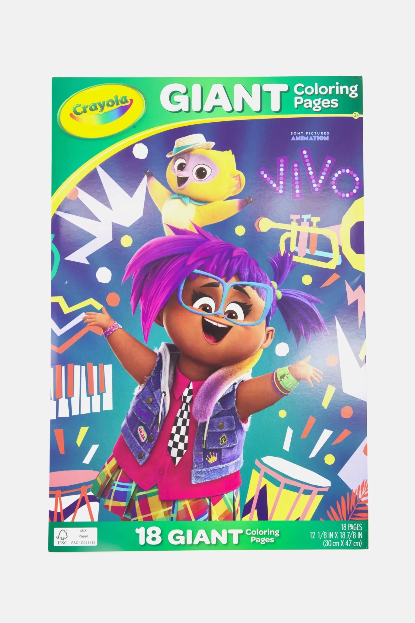 Crayola Giant Coloring Pages Foldalope Vivo CY04 - 2627 - Colorland Toys