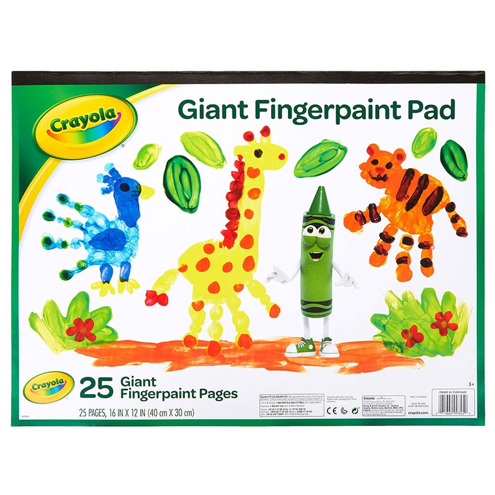 Crayola Giant Fingerpaint Pad 99 - 3405 - Colorland Toys