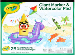 Crayola Giant Marker & Watercolor Pad 99 - 3411 - Colorland Toys
