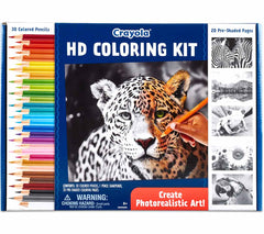 Crayola HD Coloring Kit Create Photorealistic Art - Colorland Toys