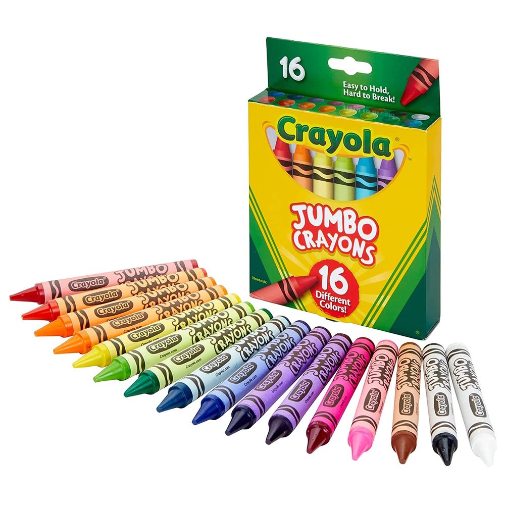Crayola Jumbo Crayons 16ct 52 - 0390 - Colorland Toys